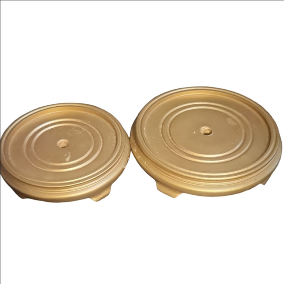 Other - Gold Decorative Round Bases